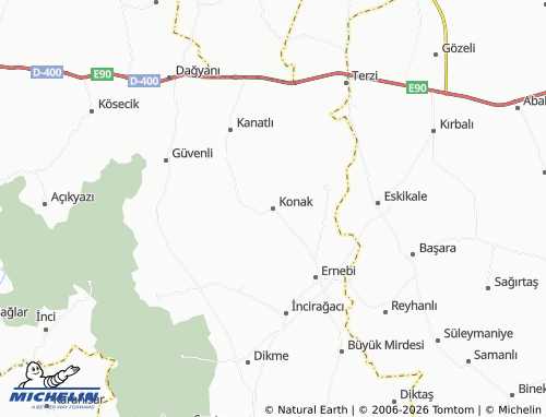 MICHELIN Konak map - ViaMichelin