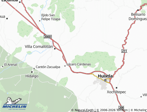 Mapa MICHELIN Ejido Nuevo Brasil - ViaMichelin