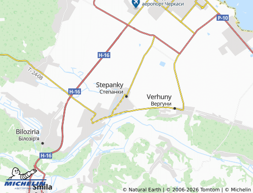 Mapa MICHELIN Stepanky - ViaMichelin