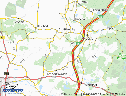 MICHELIN-Landkarte Blochwitz - ViaMichelin