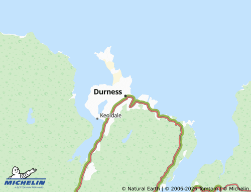Carte MICHELIN Durness - ViaMichelin