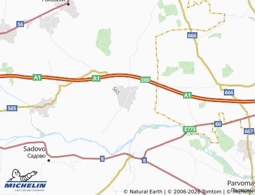 Mappa MICHELIN Belozem - ViaMichelin