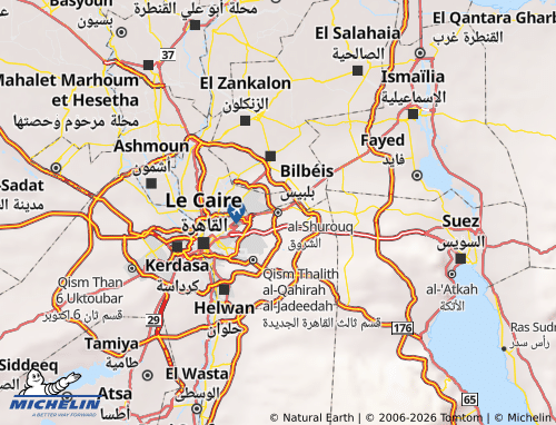 MICHELIN El Sherouk map - ViaMichelin