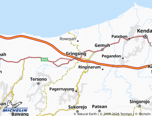 Carte MICHELIN Gringsing - ViaMichelin