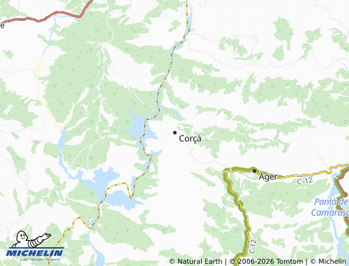 Mapa MICHELIN Corça - ViaMichelin