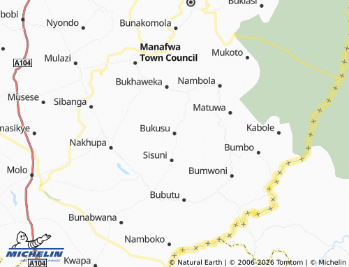 Carte MICHELIN Bukusu - ViaMichelin