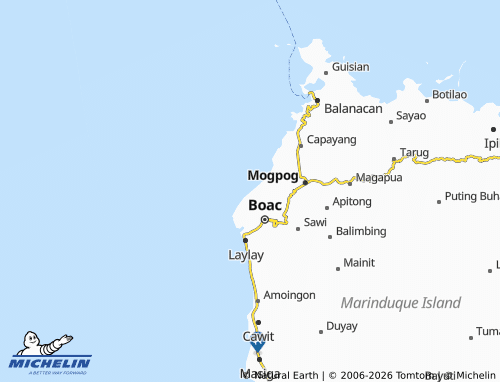 MICHELIN Pili map - ViaMichelin