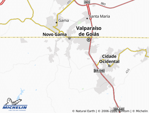 Mapa MICHELIN Pacaembu - ViaMichelin