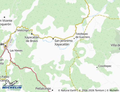 Mapa MICHELIN Tonahuixtla - ViaMichelin