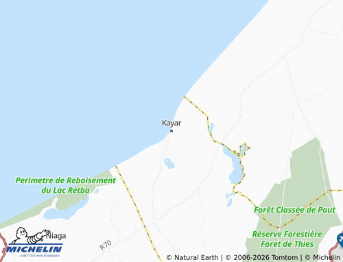 Mappa MICHELIN Kayar - ViaMichelin