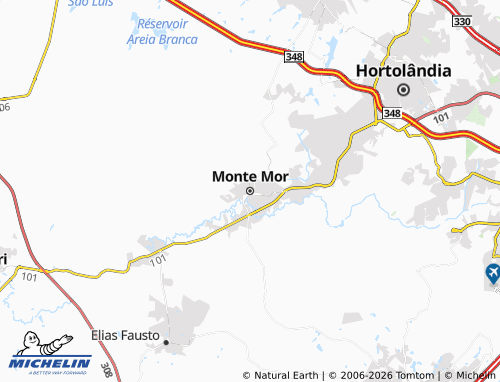 Carte MICHELIN Monte Mor - ViaMichelin
