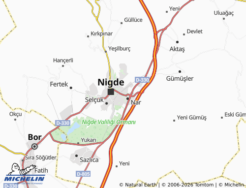 MICHELIN İlhanlı map - ViaMichelin
