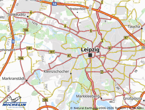 MICHELIN Altlindenau map - ViaMichelin