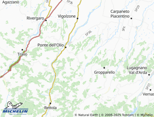 Carte MICHELIN Caminata - ViaMichelin