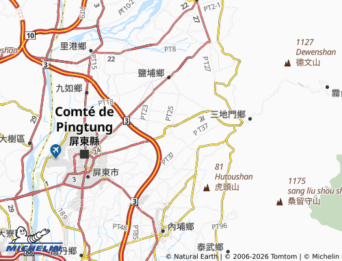 Mapa MICHELIN fan zi liao - ViaMichelin