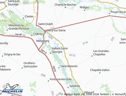 Mappa MICHELIN Droupt-Saint-Basle - ViaMichelin