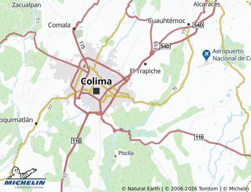 Mapa MICHELIN Colonia Camino Real - ViaMichelin