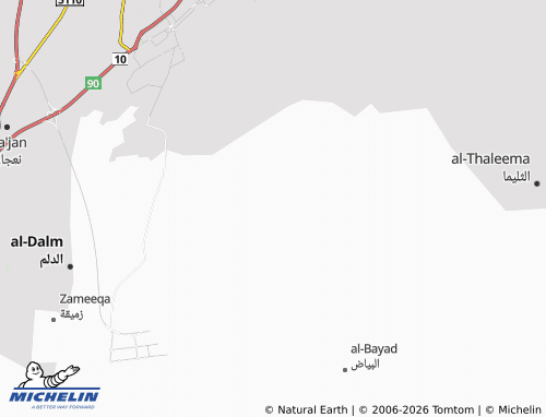 MICHELIN-Landkarte al-Wahah - ViaMichelin