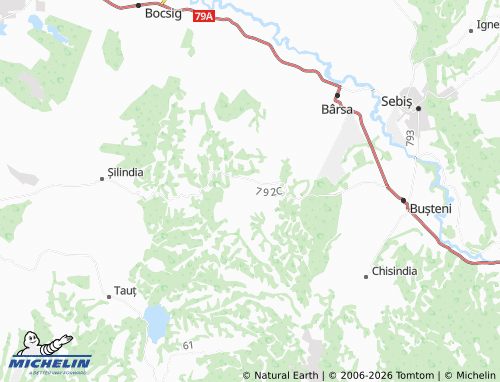 Carte MICHELIN Cuieșd - ViaMichelin