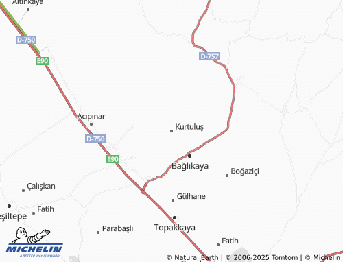 Carte MICHELIN Kurtuluş - ViaMichelin