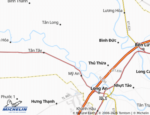 Mapa MICHELIN Mỹ Lạc - ViaMichelin