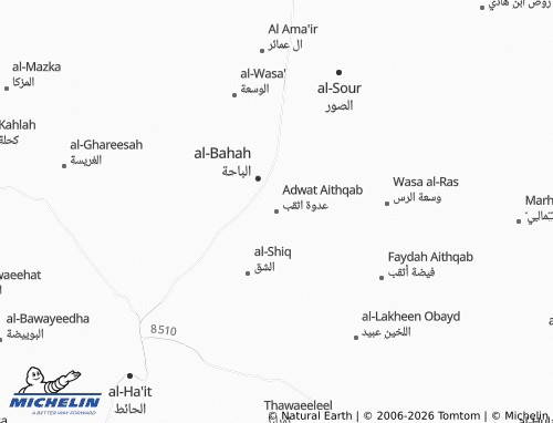MICHELIN-Landkarte Adwat Aithqab - ViaMichelin