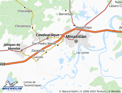 Mapa MICHELIN Agustín Morales Gordillo - ViaMichelin