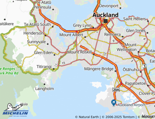 MICHELIN Blockhouse Bay map - ViaMichelin