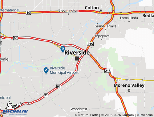 Mappa MICHELIN Riverside - ViaMichelin