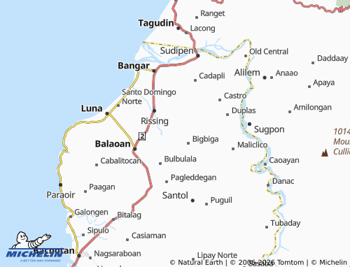 MICHELIN Sinapangan Sur map - ViaMichelin