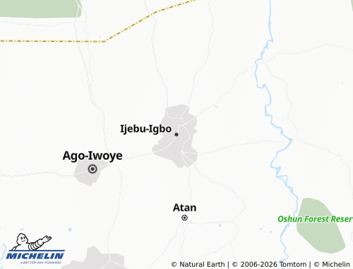 Carte MICHELIN Ijebu-Igbo - ViaMichelin