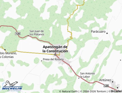 Mapa MICHELIN Lajas de Acapulco - ViaMichelin