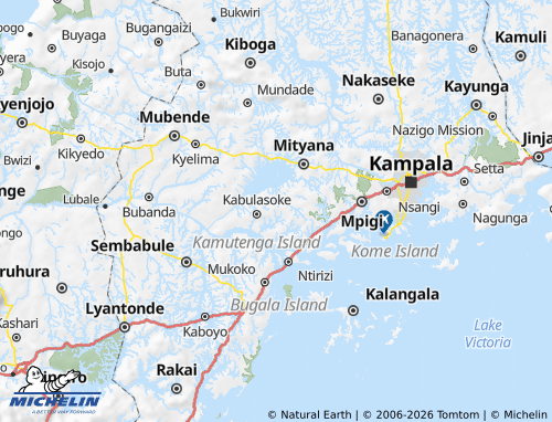 Kaart MICHELIN Gomba - ViaMichelin