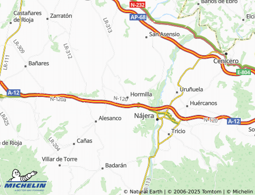 Carte MICHELIN Hormilla - ViaMichelin