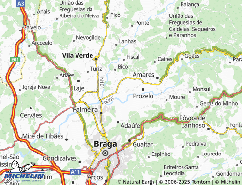 MICHELIN Barreiros map - ViaMichelin