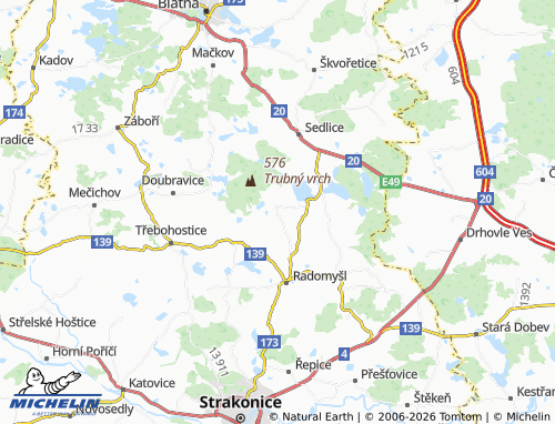 Mapa MICHELIN Láz - ViaMichelin