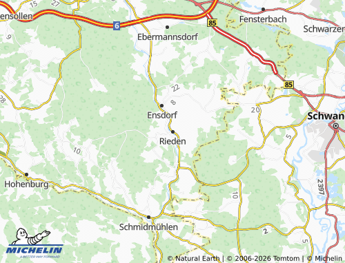 Mapa MICHELIN Rieden - ViaMichelin