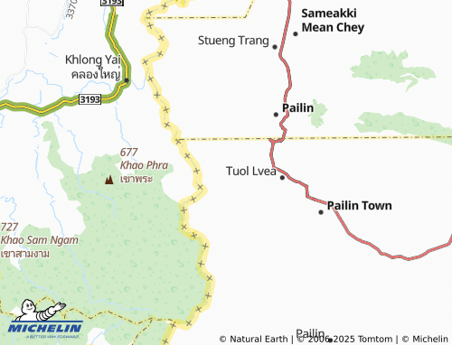 MICHELIN Ba Yakha map - ViaMichelin