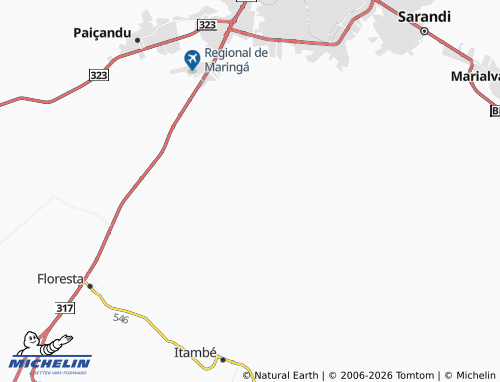 Carte MICHELIN São Luiz - ViaMichelin