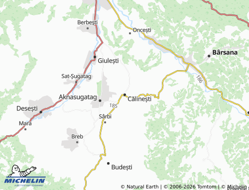 MICHELIN-Landkarte Călinești - ViaMichelin
