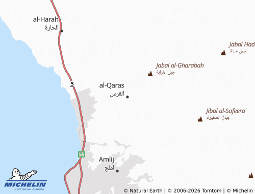 MICHELIN-Landkarte al-Qaras - ViaMichelin