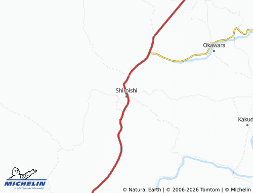 Mapa MICHELIN Shiroishi - ViaMichelin