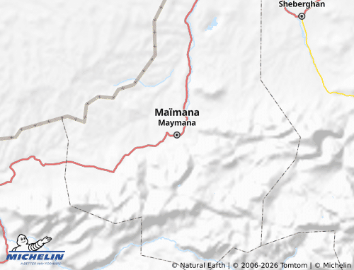 MICHELIN-Landkarte Faryab - ViaMichelin