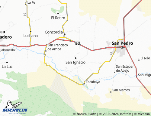 Mapa MICHELIN San Ignacio - ViaMichelin