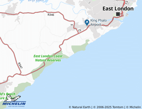 MICHELIN Winterstrand map - ViaMichelin
