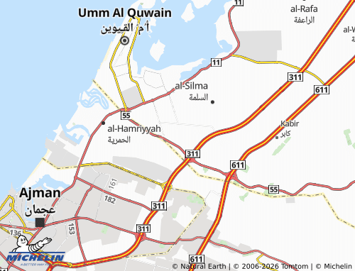 MICHELIN Al Suehat 2 map - ViaMichelin