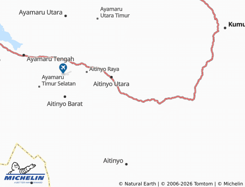 Mapa MICHELIN Tehak Besar - ViaMichelin