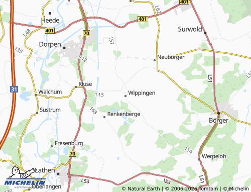 MICHELIN Wippingen map - ViaMichelin