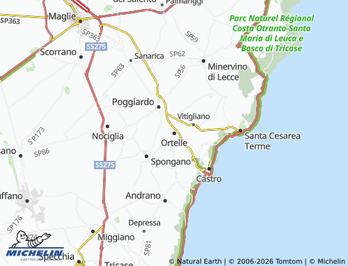 MICHELIN Ortelle map - ViaMichelin