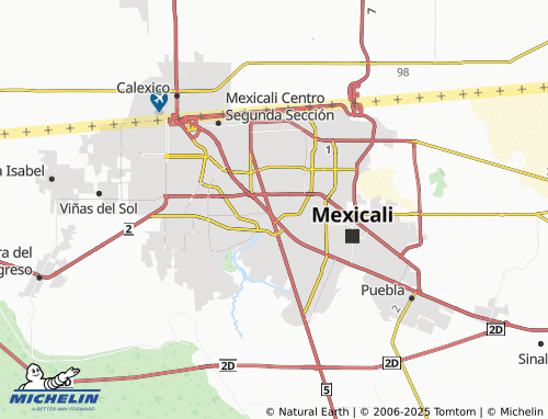Mapa MICHELIN Maestros Federales - ViaMichelin